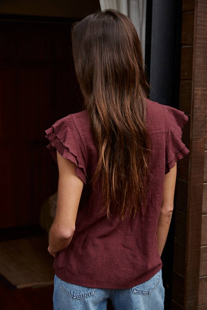 The Lila Linen Top