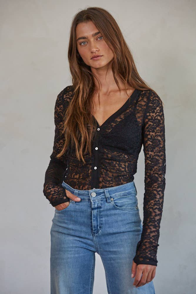 Floral Lace Bodysuit