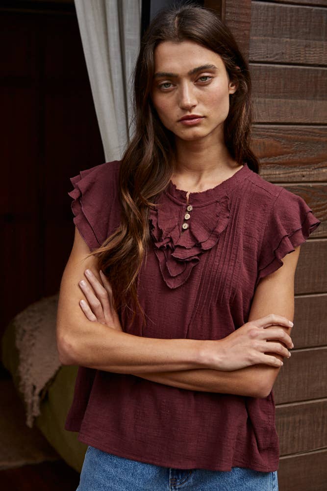 The Lila Linen Top