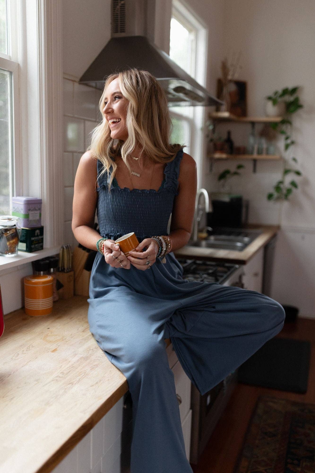 Nothing Compares Smocked Ruffle Jumpsuit