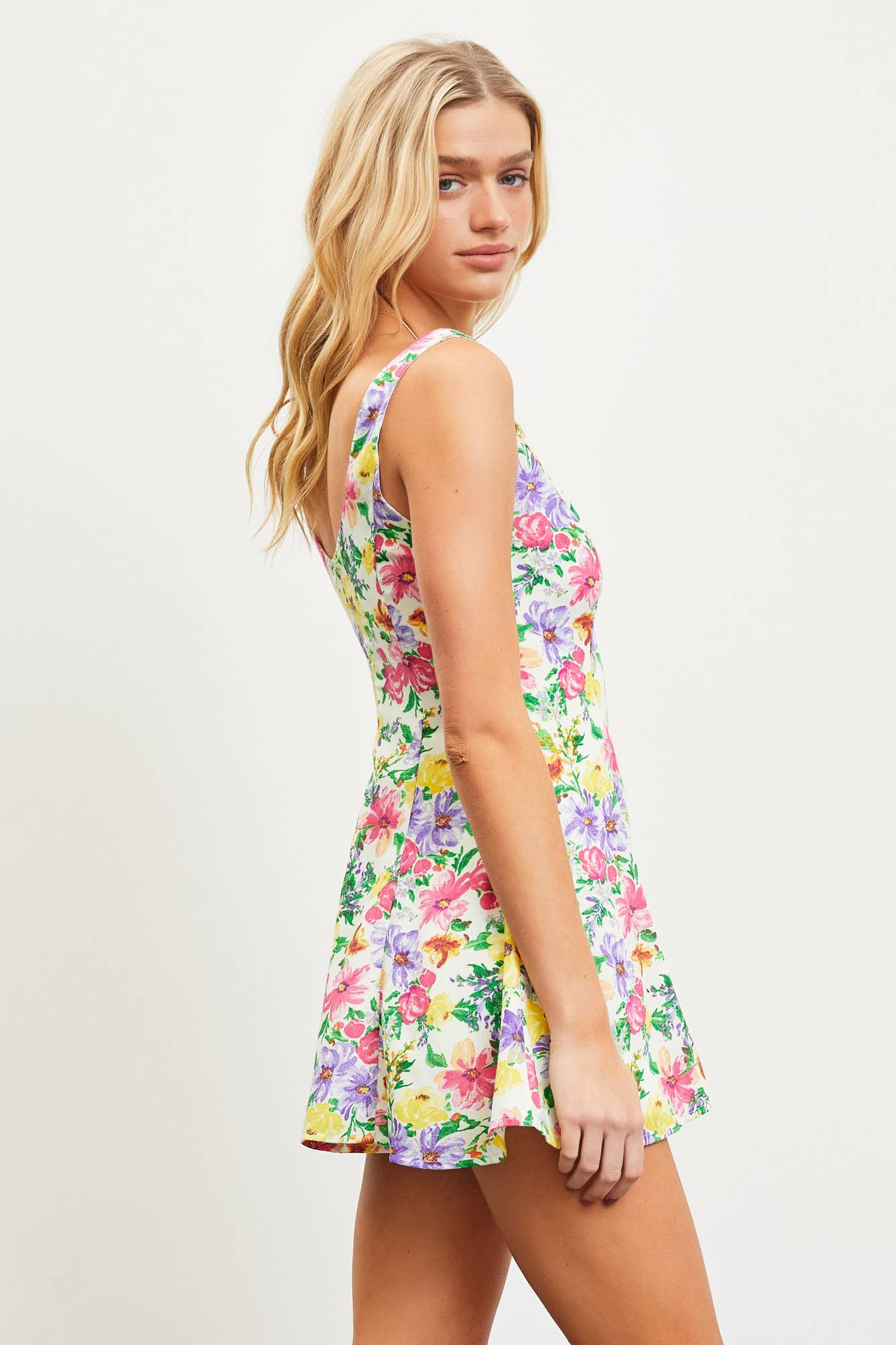 FLORAL ROMPER