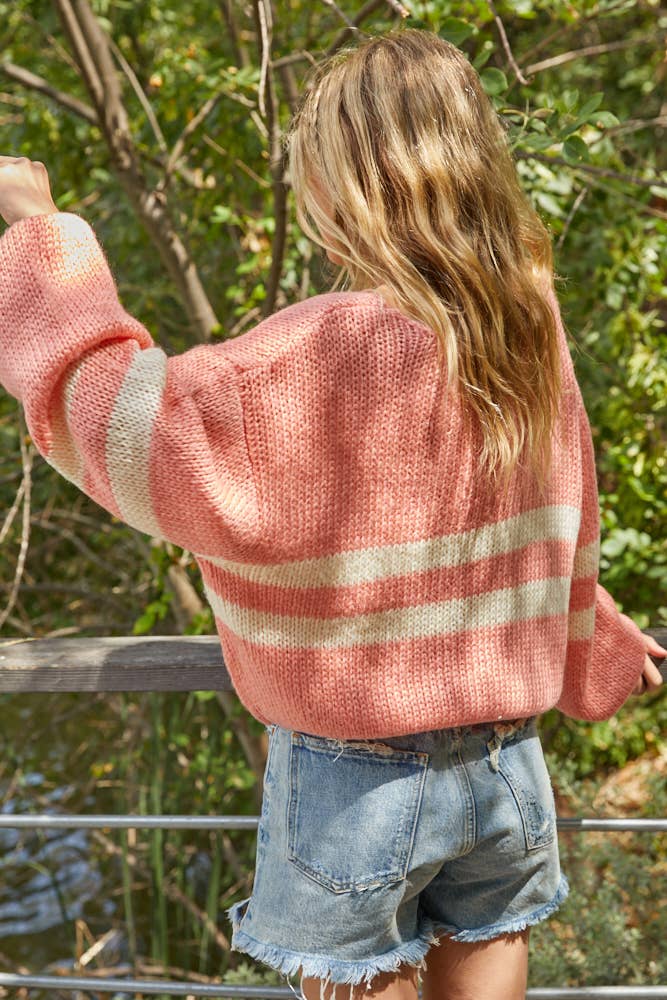 VARSITY STRIPED SWEATER