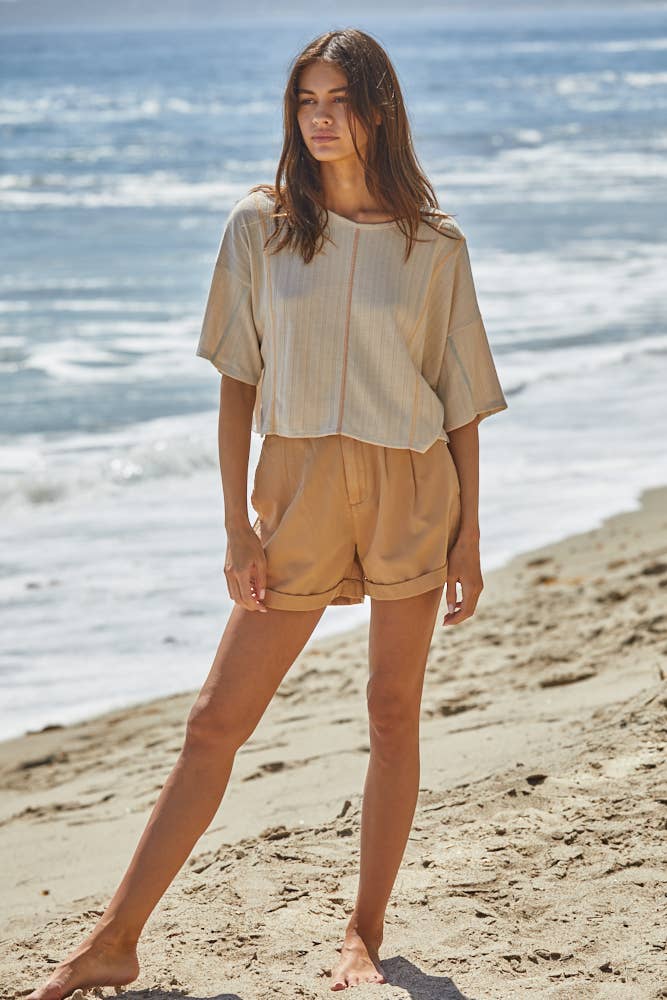Sloane Side-Slit Tee