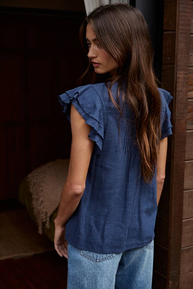The Lila Linen Top