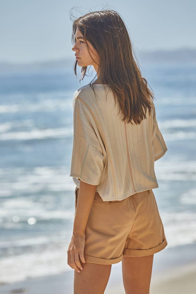 Sloane Side-Slit Tee