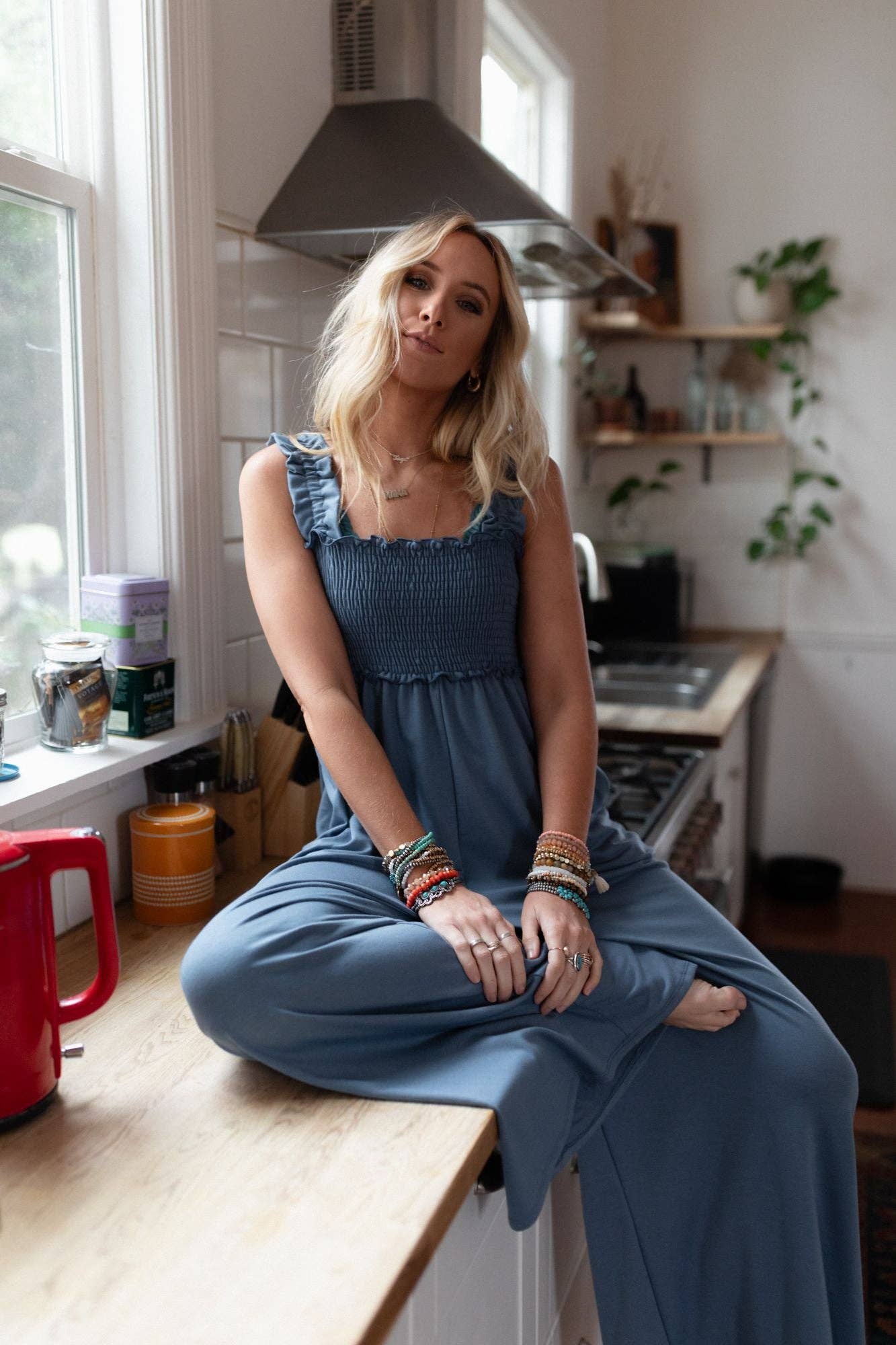Nothing Compares Smocked Ruffle Jumpsuit