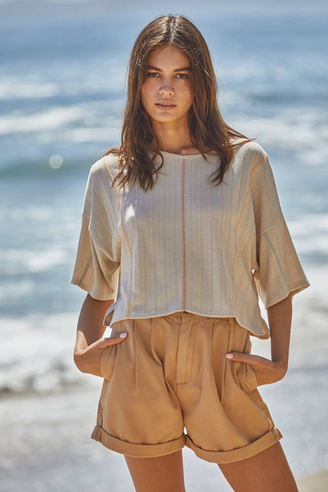 Sloane Side-Slit Tee