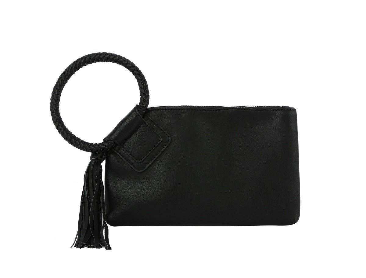 Soft Vegan Leather Wristlet/Clutch