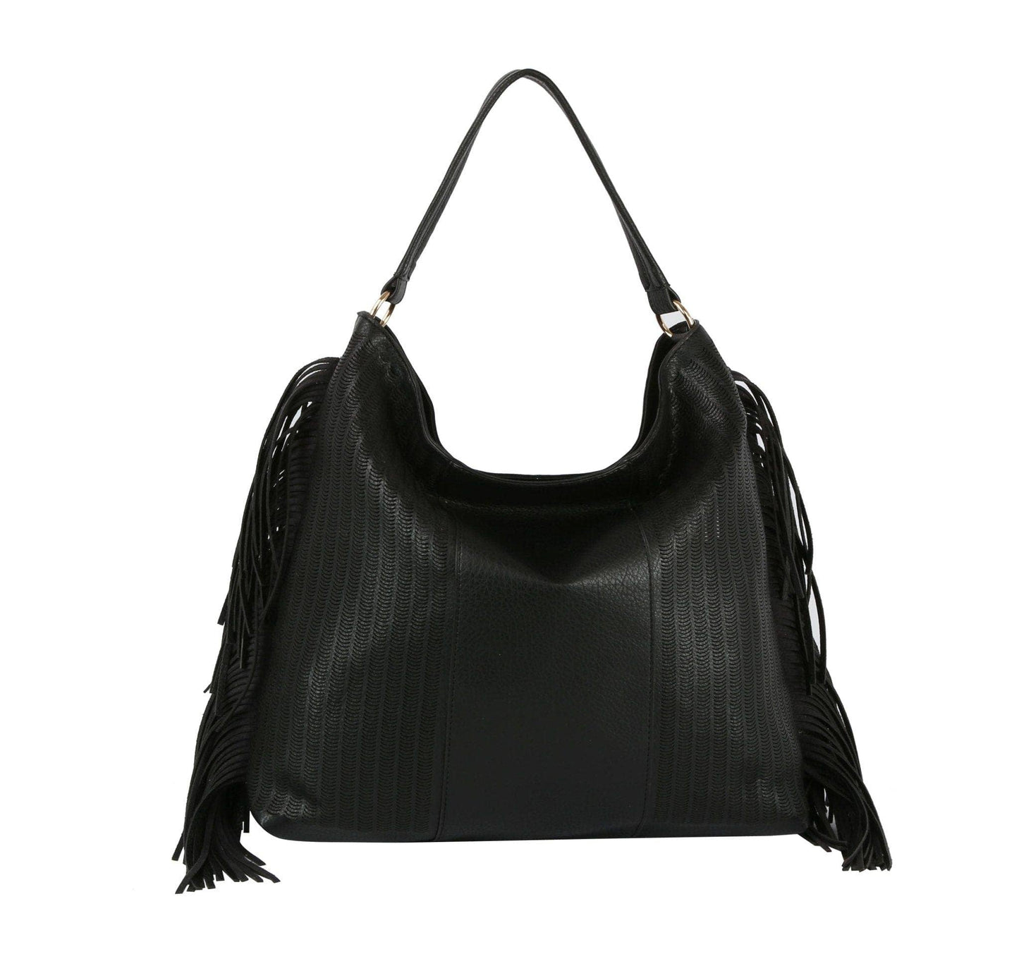 Janice Fringe Hobo Bag